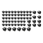 62X Engine Bolt Black Cap Kit for Harley Touring Road King Softail Trike (18-24)