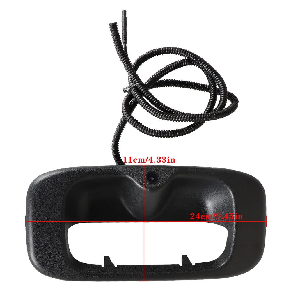 Black Tailgate Handle Backup Camera for Chevy Silverado GMC Sierra (1999–2006)