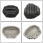 Rear Black Differential Cover with Gasket for Ford SD Dodge GMC