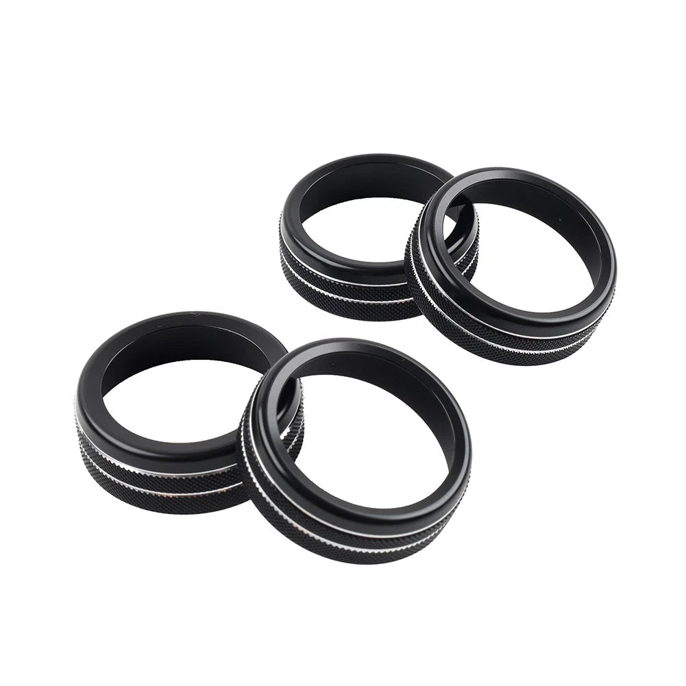 AC Climate Control Ring Knob Trim for Toyota Tacoma (2016–2023) Black