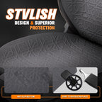 Front Row Bucket Seat Cover Cushion Protector for Universal Vehicles