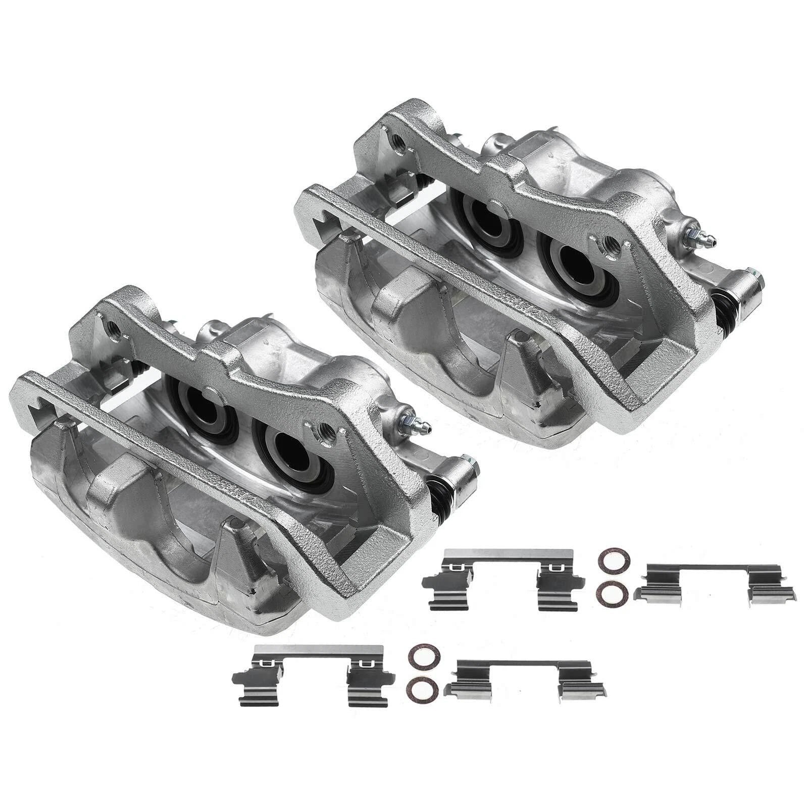 Pair Front Disc Brake Calipers for Ford Mustang (2015-2018)