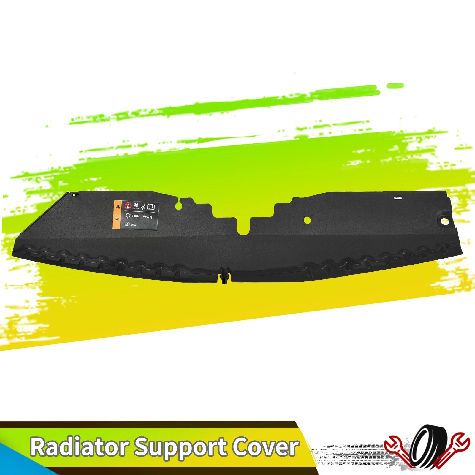 Front Radiator Support Cover for Chevrolet Cruze (2016–2019) Black