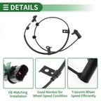 ABS Wheel Speed Sensor No. 4670A260 for Mitsubishi Montero Sport (2009–2015)