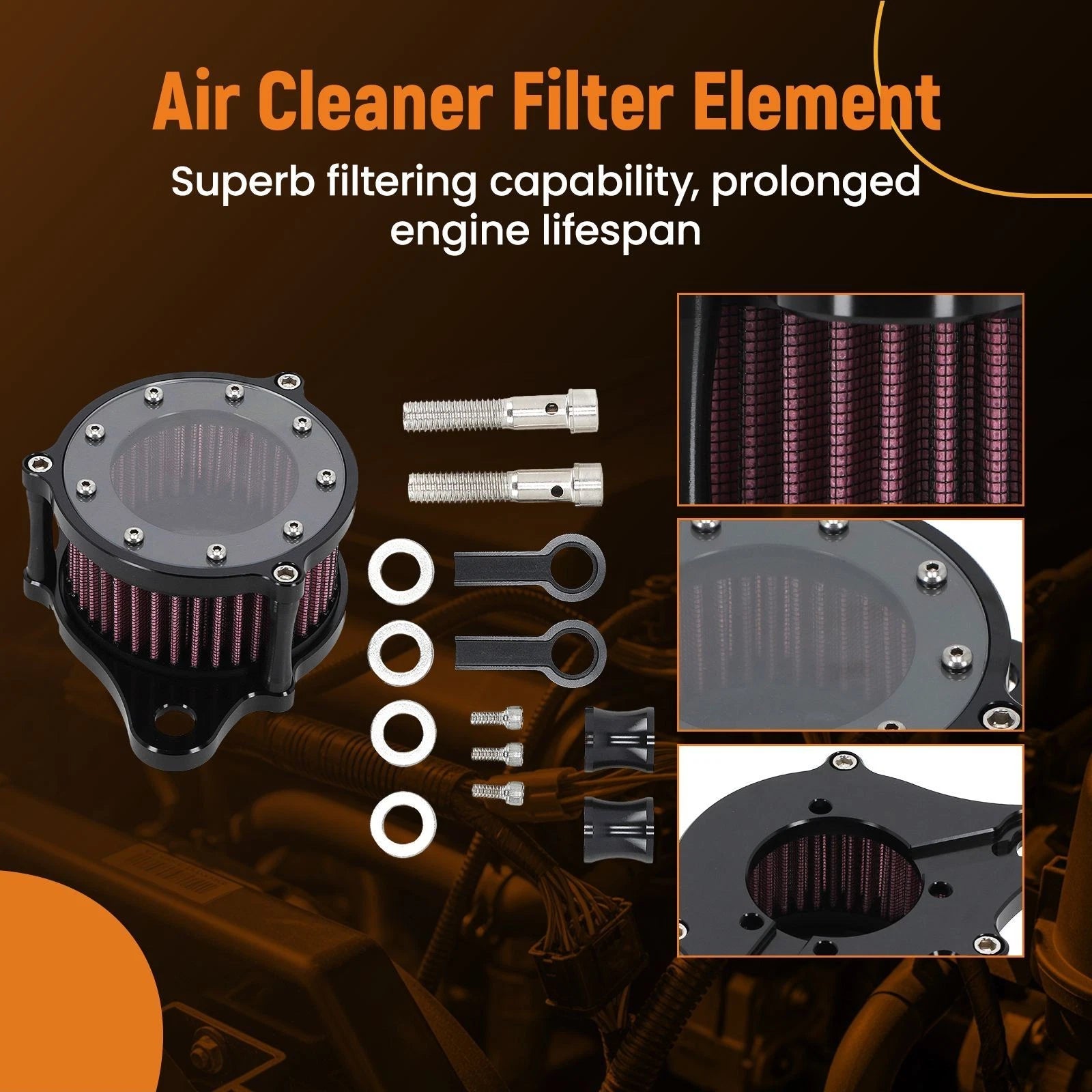 Air Filter Kit Complete for Harley Sportster (2004–2024)