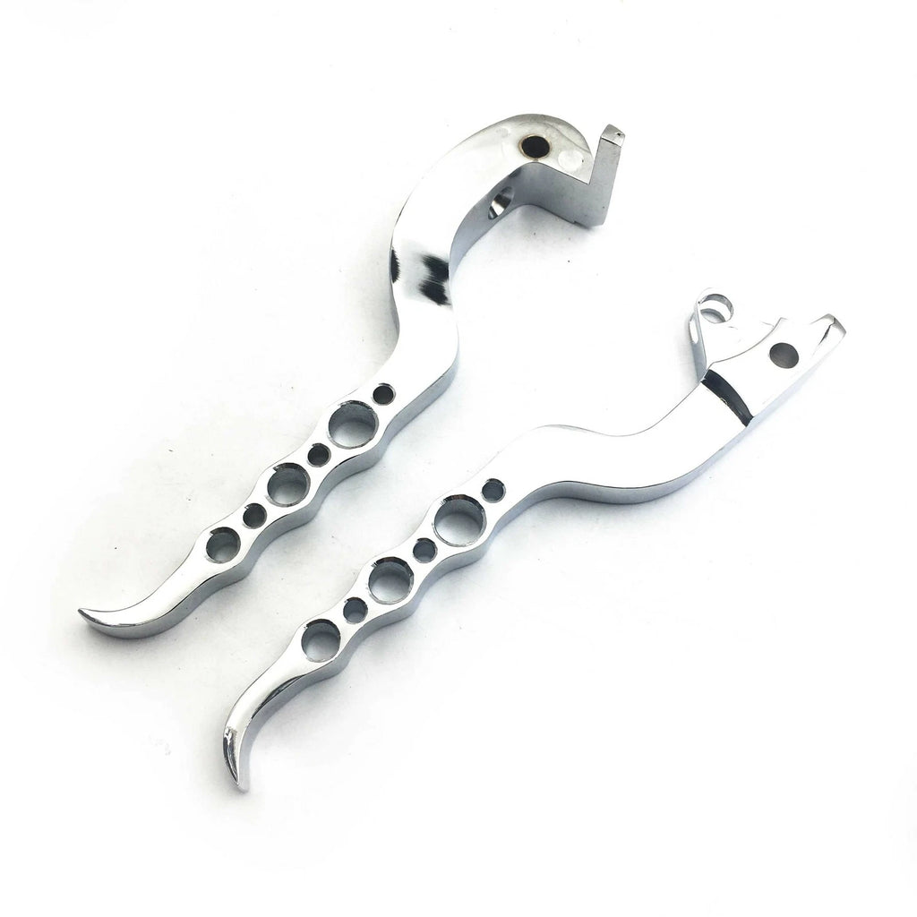 Chrome Hand Brake Clutch Levers for Honda CBR1000RR (2004–2007)