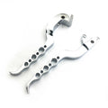 Chrome Hand Brake Clutch Levers for Honda CBR1000RR (2004–2007)