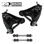 Set of 4 Front Upper Control Arms & Sway Bars for Chevy GMC RWD