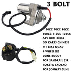 3 Bolt Starter & Relay for Jonway ATV (50cc–125cc)