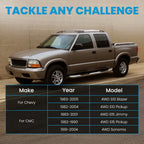 2.5" Lift Kit for Chevy S10 Blazer Pickup 4WD (1982–2005)
