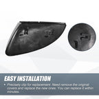 Right Mirror Cover Cap for Volkswagen Golf MK7, E-Golf (2013–2020) Gloss Black