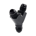 10AN Y Fuel Block Flare Union Fitting Adapter Coupler Black