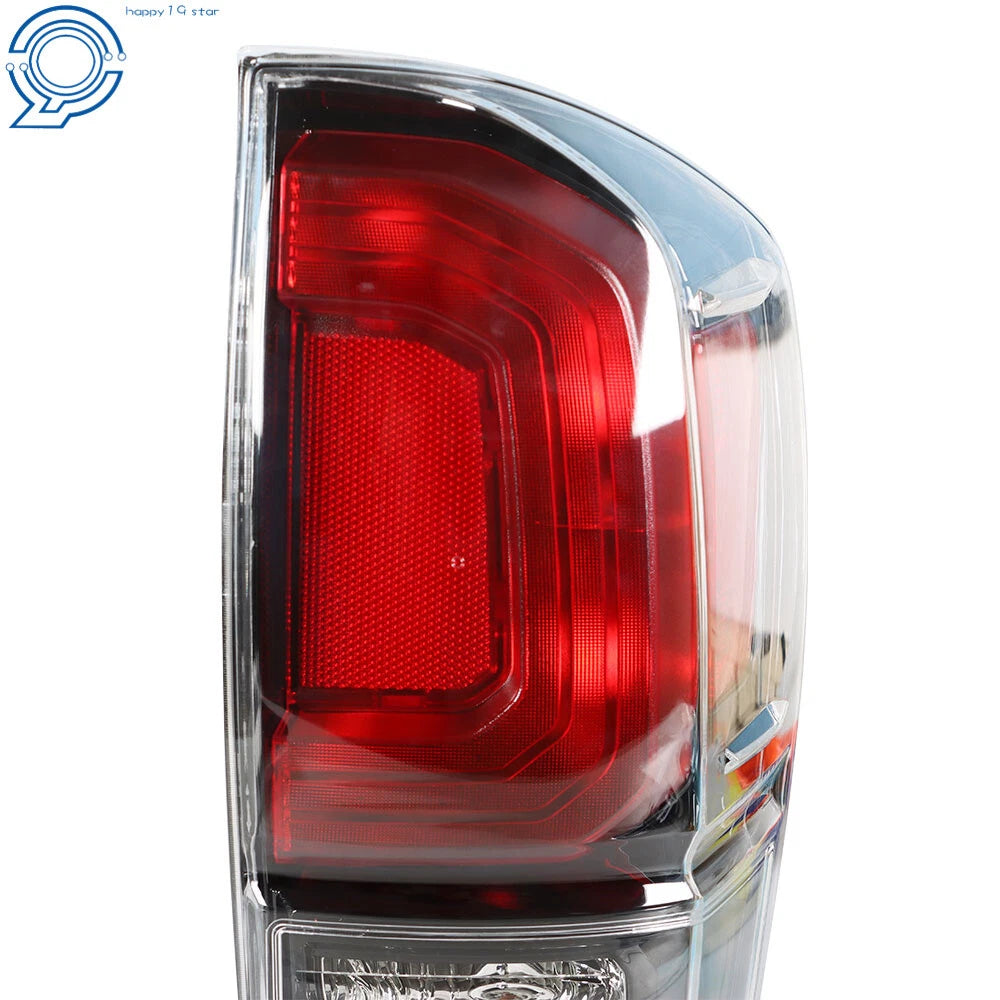 Set of 2 Tail Light Assemblies for Toyota Tacoma (2016–2020) Black Smoke