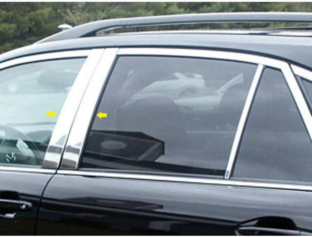 4pc. Luxury FX Stainless Steel Pillar Post Trim for 2004-2009 Lexus RX350