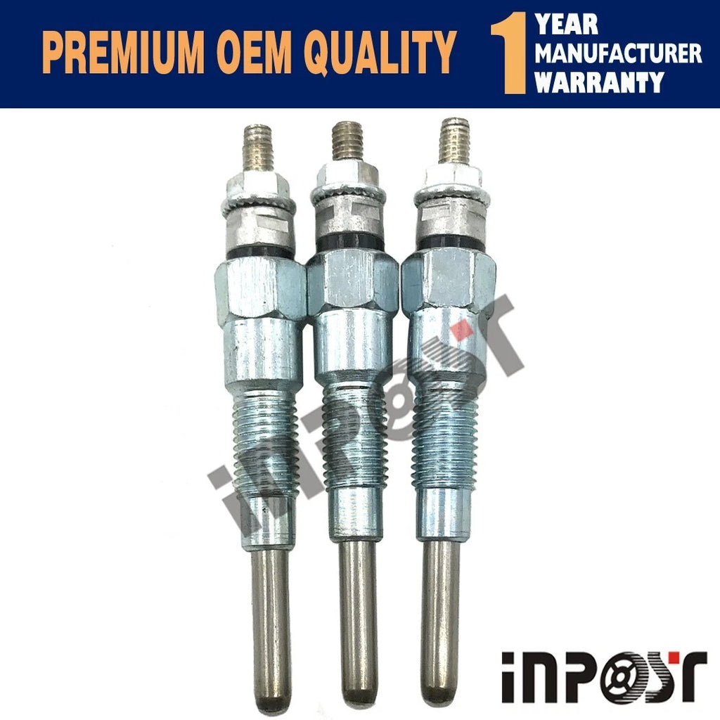 3pcs Engine Glow Plug 1G679-65512 for Kubota D782 D1305