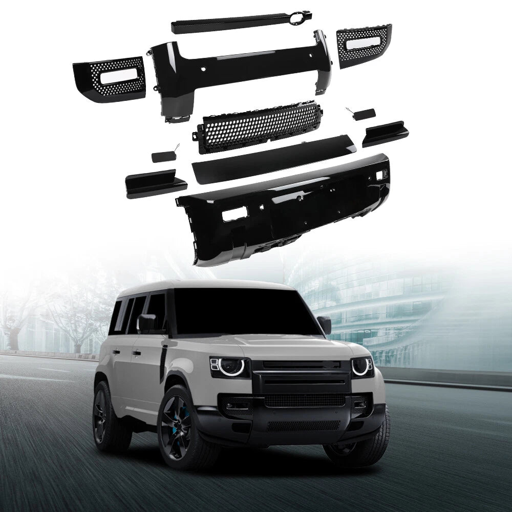 Front and Rear Bumper Body Kit for Land Rover Defender 90 110 130