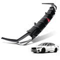 Rear Bumper Diffuser with White Corner Apron for Honda Accord (2018–2022)