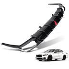 Rear Bumper Diffuser with White Corner Apron for Honda Accord (2018–2022)