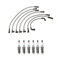 Denso Wire Set & 6 Iridium TT Spark Plugs for Chevy GMC 4.3L V6 (1996–2002)
