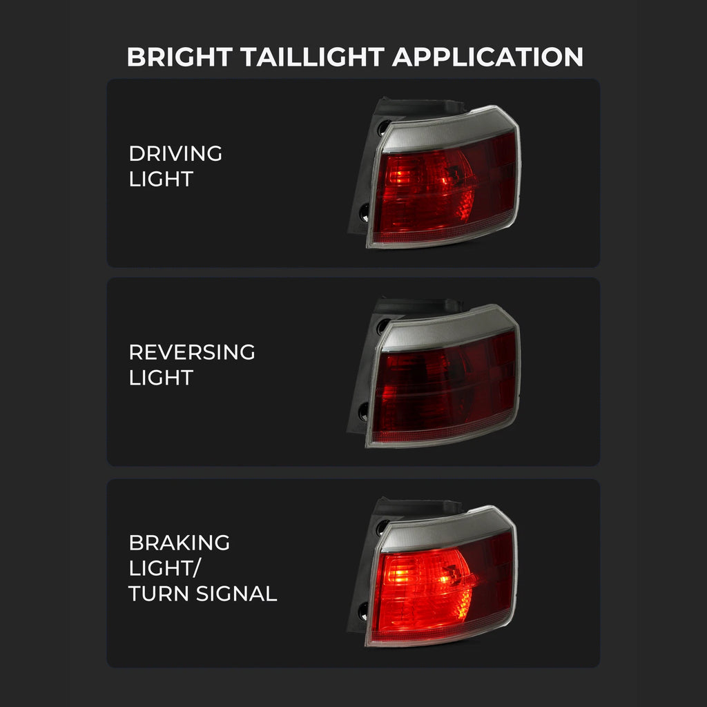 Halogen Tail Light for GMC Terrain Denali (2013–2017) Right Passenger