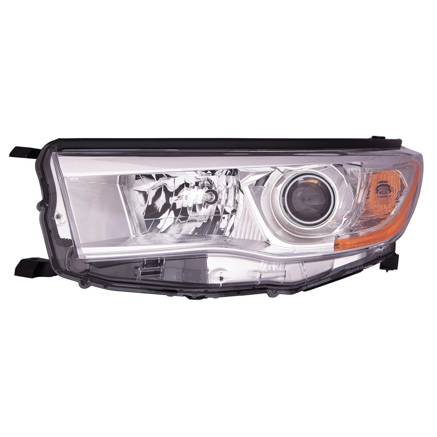 Replacement Driver Side Head Light Assembly w/o Smoked Chrome Accent