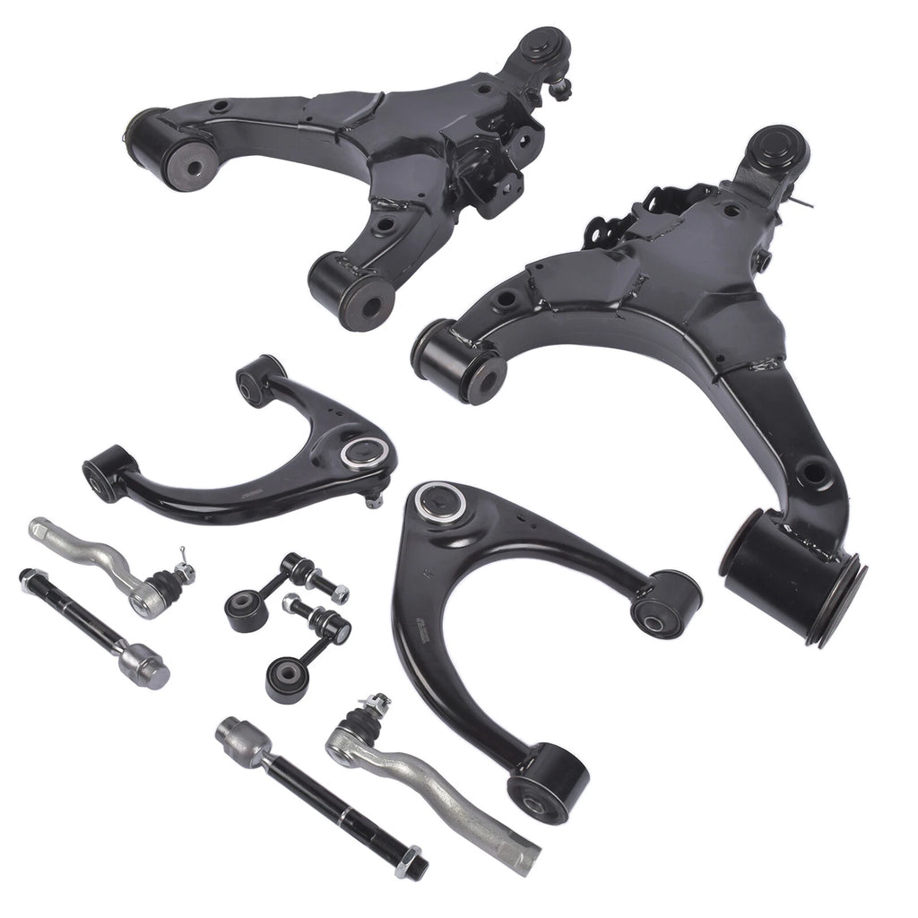 Front Upper Lower Control Arms Suspension Kit for Toyota Sequoia Tundra (2008–2019)