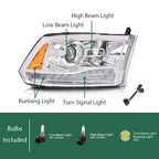 LED Projector Headlights for Ram 1500 2500 3500 (2009–2018)