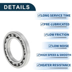 1 Pc Deep Groove Ball Bearing 50x80x10mm for Scooter Skateboard