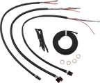 Complete Midnight Braided Cable Kit for LA Choppers (2015–2017)