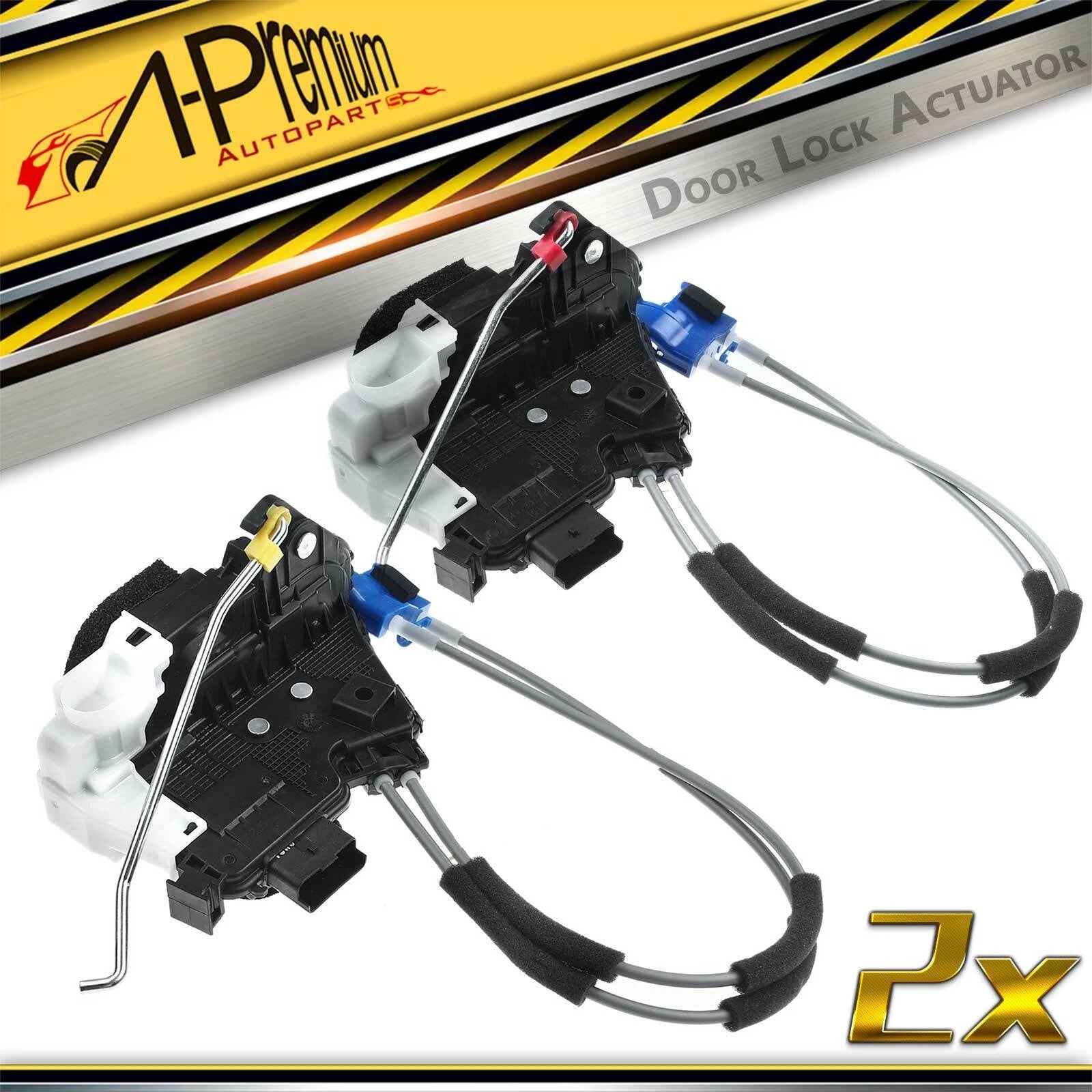 2X Rear Door Lock Actuator for Kia Forte (2010–2013) Forte5 (2012–2013)