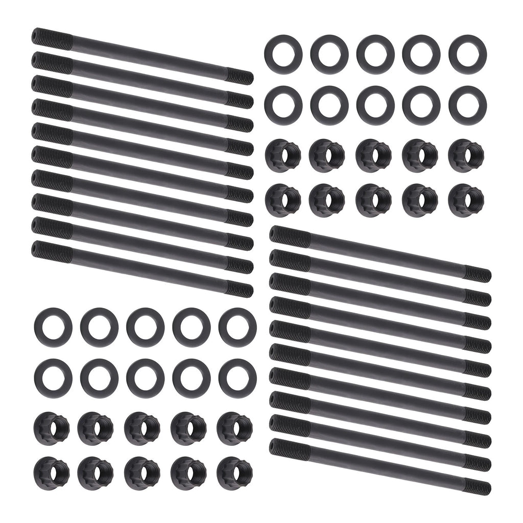 Head Stud Kit with 12-Point Nuts & Washers for Ford F250 F350 (2003–2007)