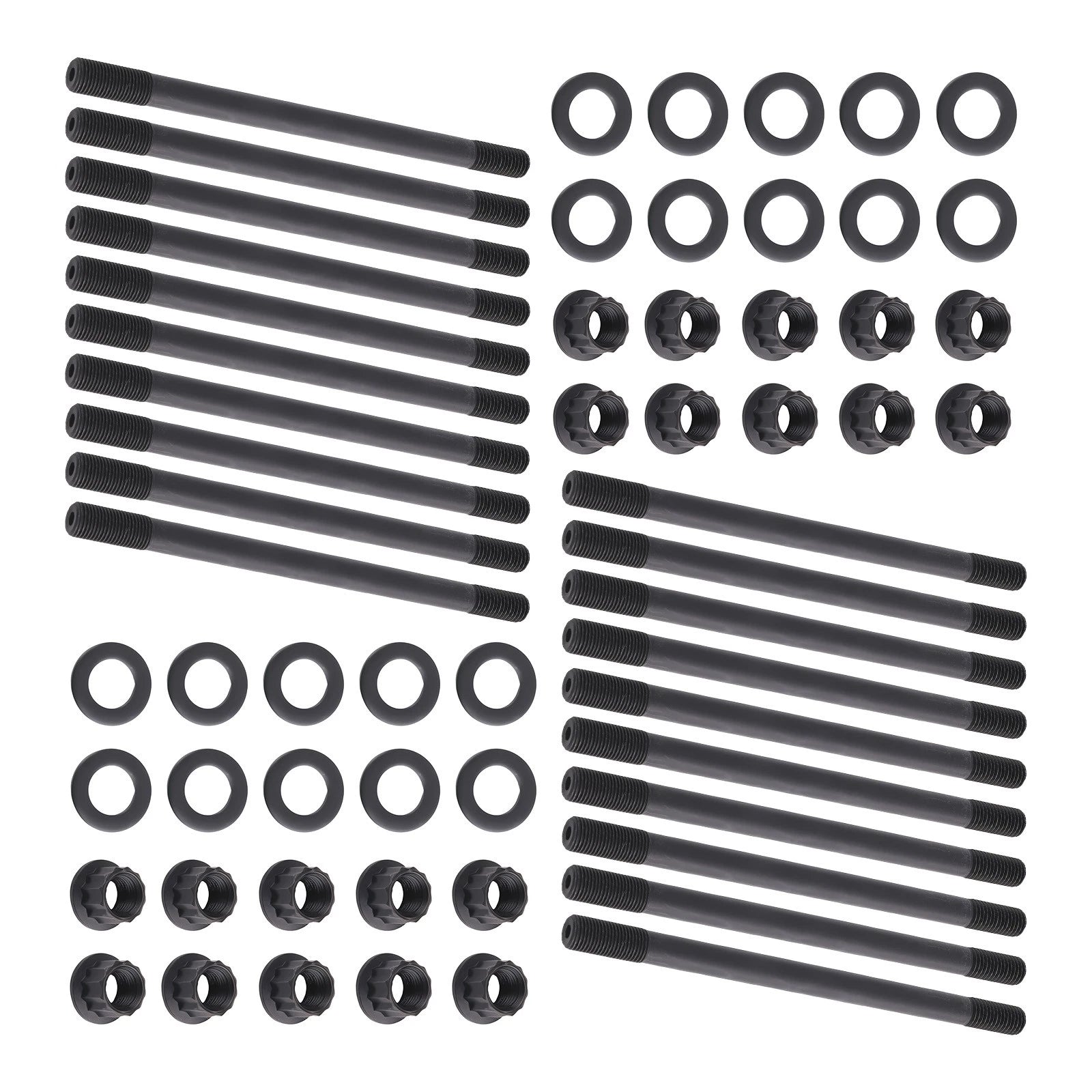 Head Stud Kit with 12-Point Nuts & Washers for Ford F250 F350 (2003–2007)