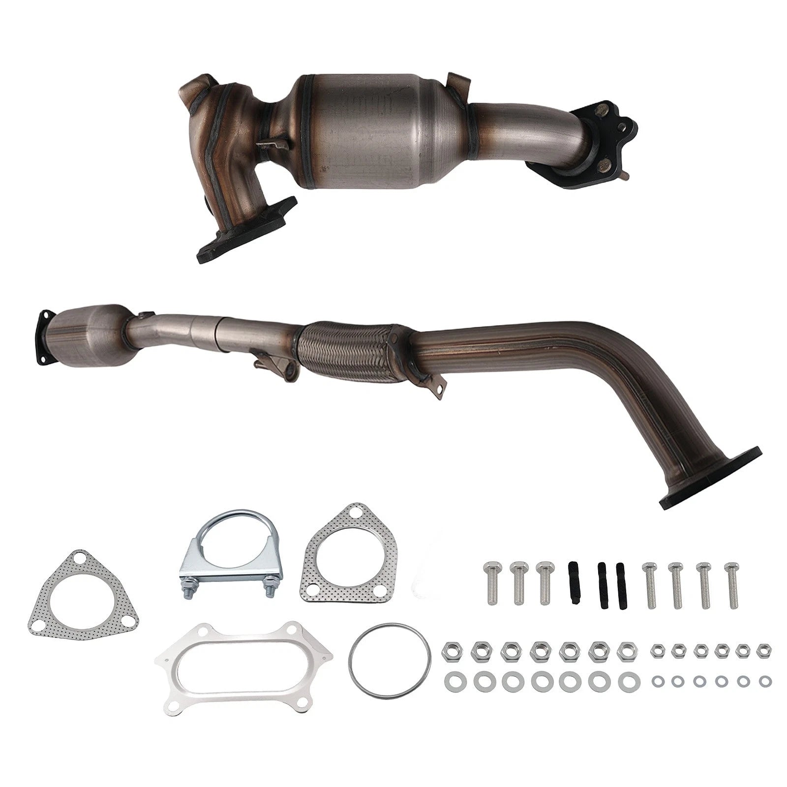 Front & Rear Catalytic Converter W/ Gasket for Honda Accord 2.4L (2013–2017)