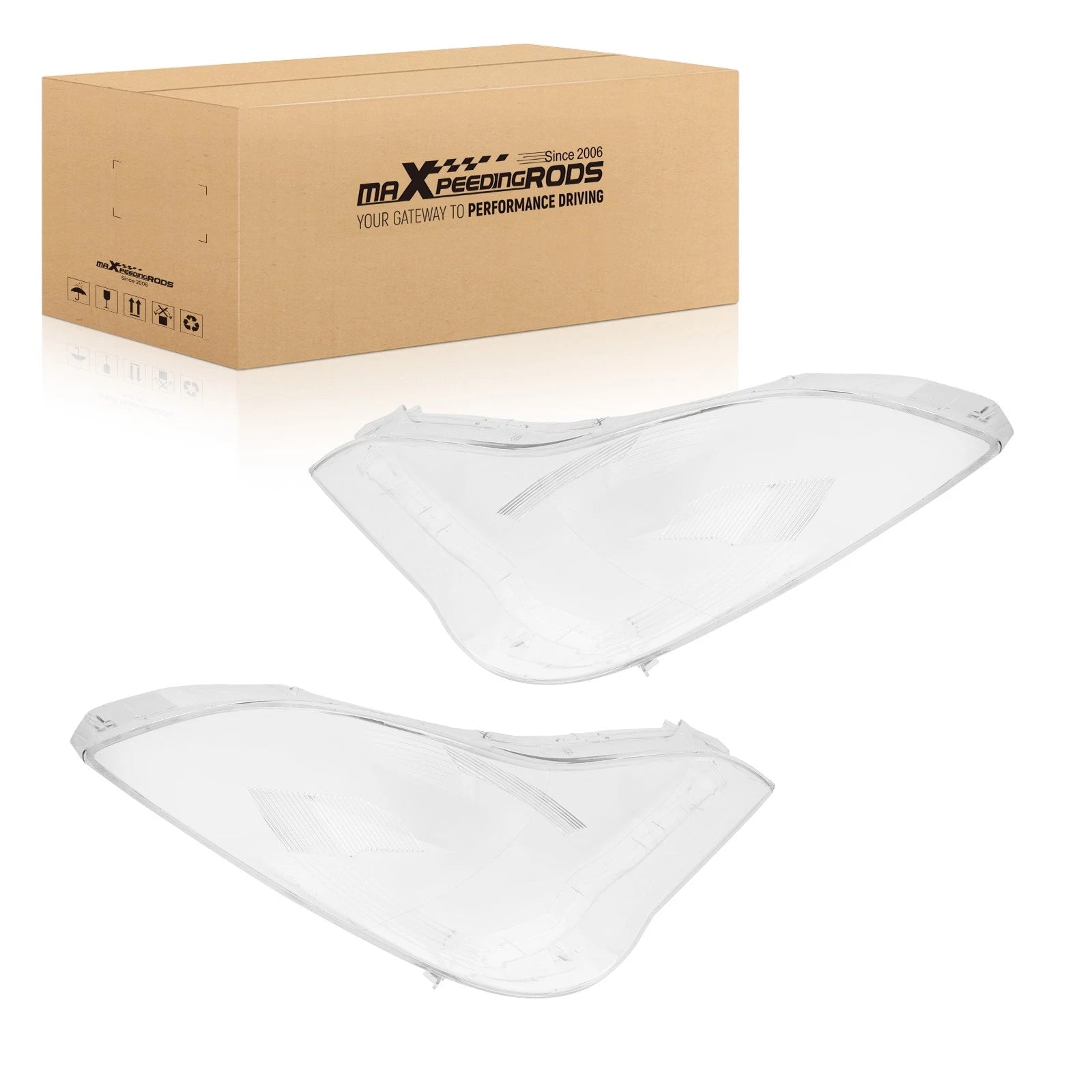 Polycarbonate Headlight Lens Covers for Infiniti EX25 EX35 (2008–2012)