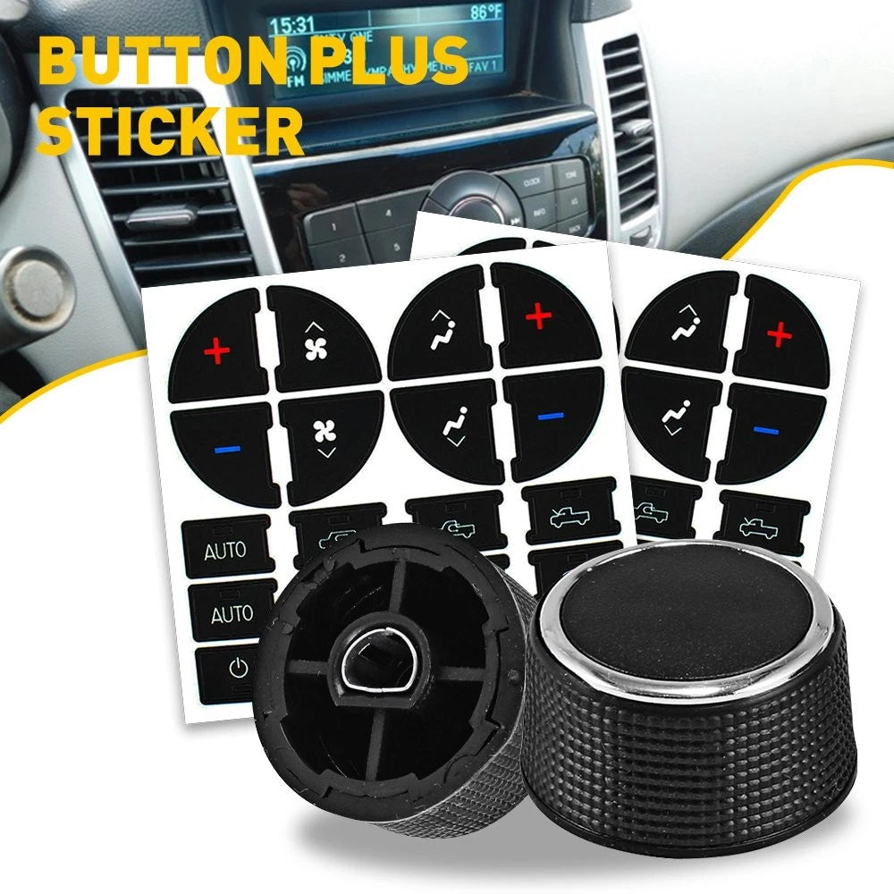 Set of 4 Rear Radio Volume Control Knob Stickers for