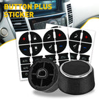 Set of 4 Rear Radio Volume Control Knob Stickers for