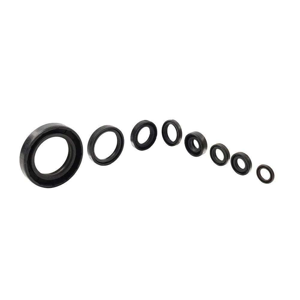 8 x Engine Oil Seal Kit for Honda CR250R CR500R (1988-2001)