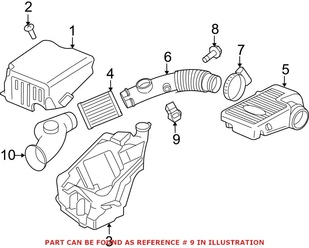 Mass Air Flow Sensor for Saab 15865791