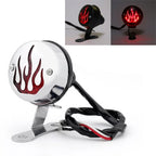 Tail Light Lamp for Cafe Racer Bobber (Chrome)