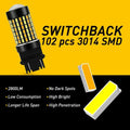 3157 Switchback Amber White LED Turn Signal Lights for AUXITO