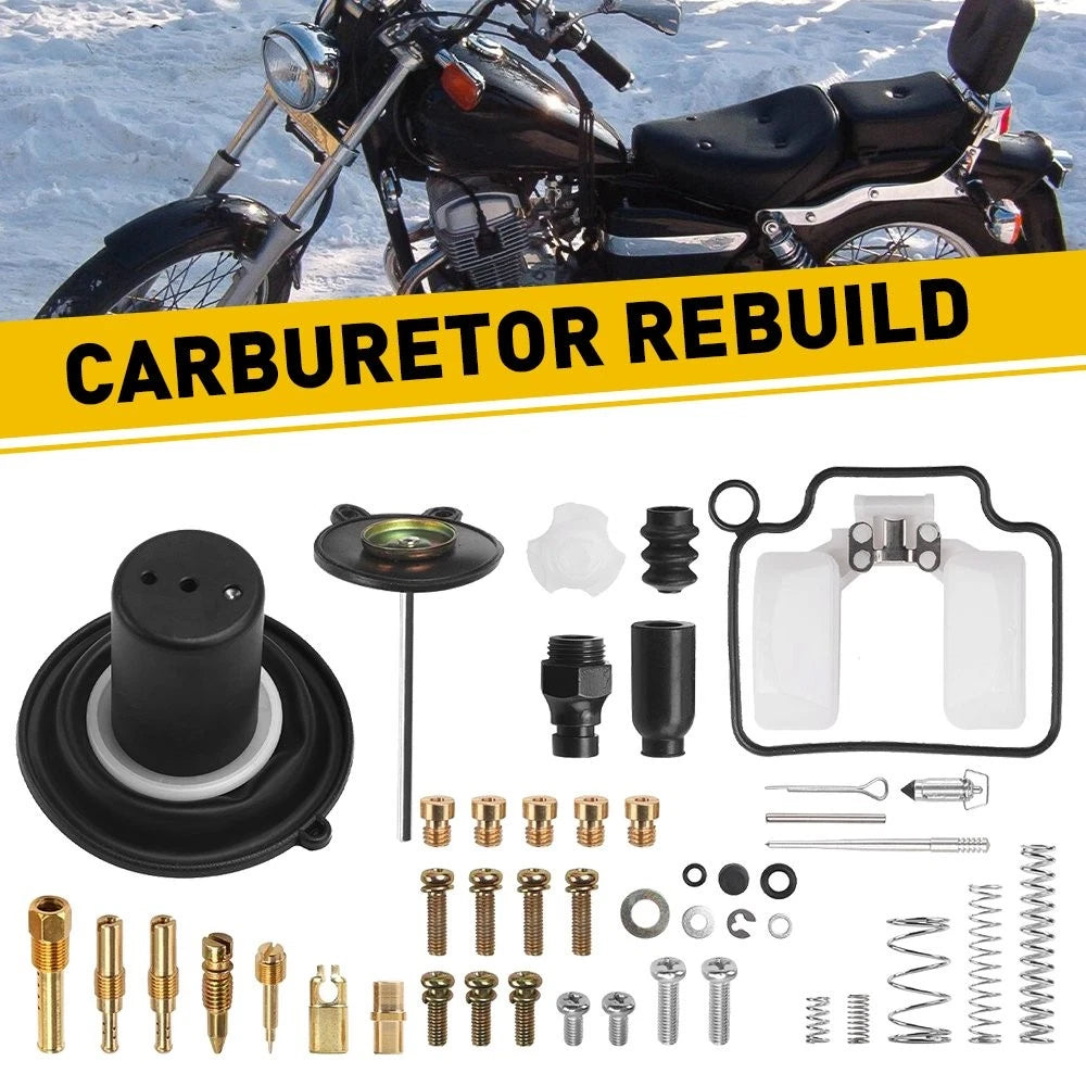 Carburetor Rebuild Repair Kit for Honda Rebel 250 CMX 250 (1985–2016)