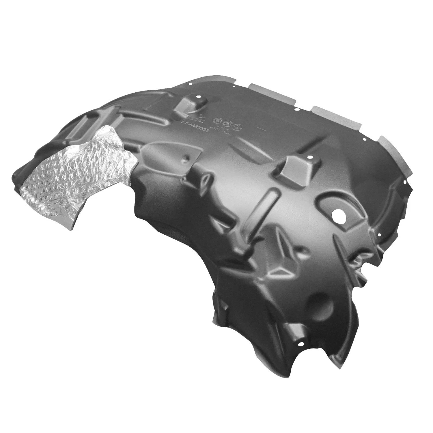 Replacement Polyethylene Driver Side Front Fender Liner w/Aluminum Pad