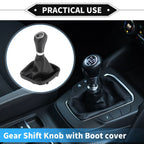 6 Speed Shift Knob & Boot Cover for Mercedes Benz W203 S203 (2004-2007)