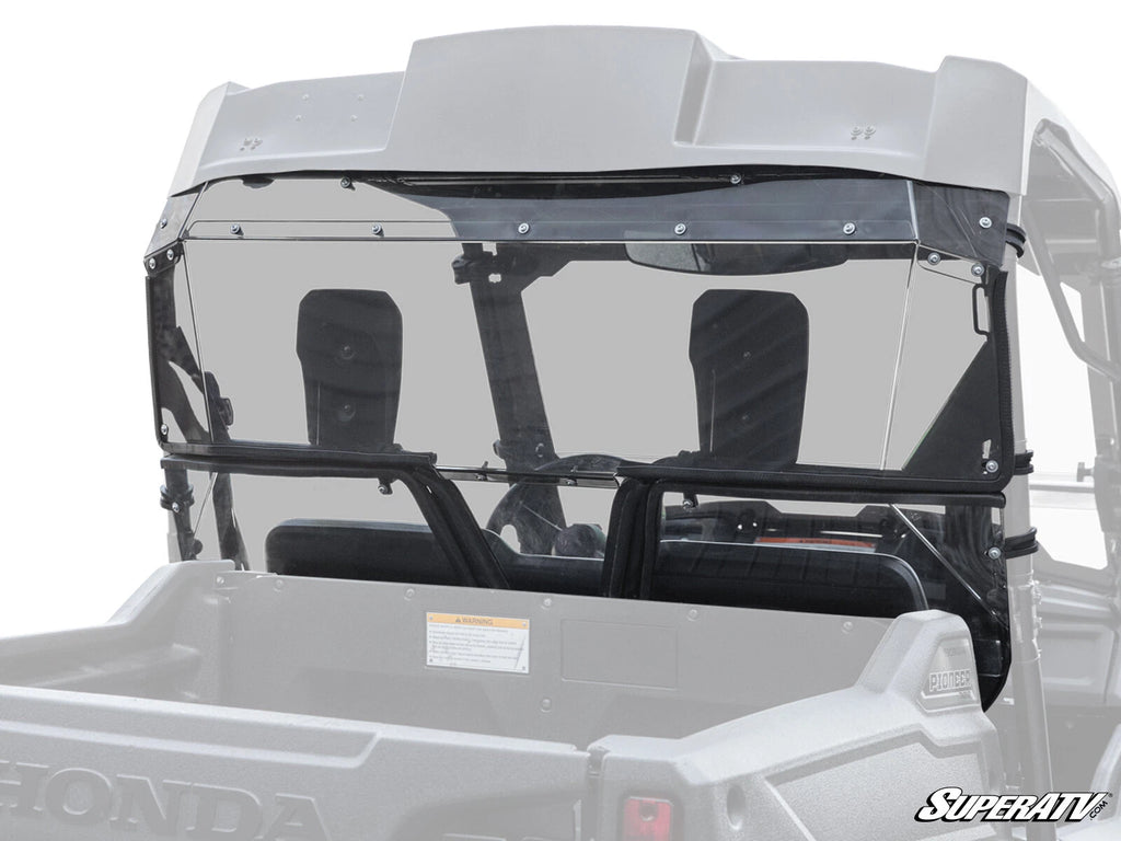 Light Tint Rear Windshield for Honda Pioneer 700 (2014–2025)