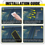 Set of 8 Glossy Black Pillar Posts Trim for Hyundai Elantra (2017â2020)