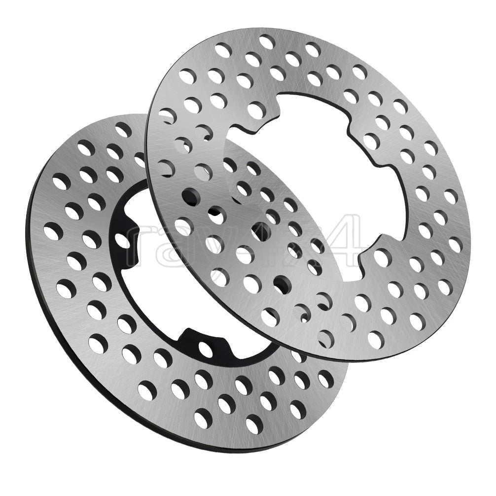 2x Front Brake Rotors for Yamaha Big Bear 400, Bruin 350, Grizzly 350, 400, 500