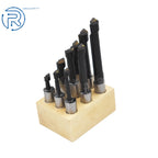 9 Piece Boring Bar Set for Lathe Tool (1/2" Shank)