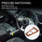 Center Console Panel Sticker for Mercedes-Benz GLA Class (2020-2021) Brown