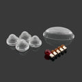 Tail Light Turn Signal Cover Bulbs for Bonneville SE T100 (Clear)