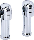 HardDrive riser kit for 1.25-inch handlebars (5-inch tall, chrome)